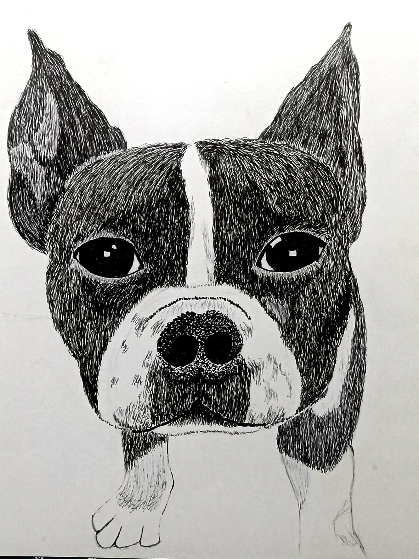 'Lilly' Handmade Pen and Ink Art Print