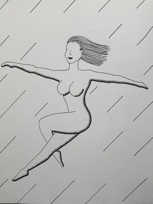 'The Open Mind' Original Pen and Ink Drawing